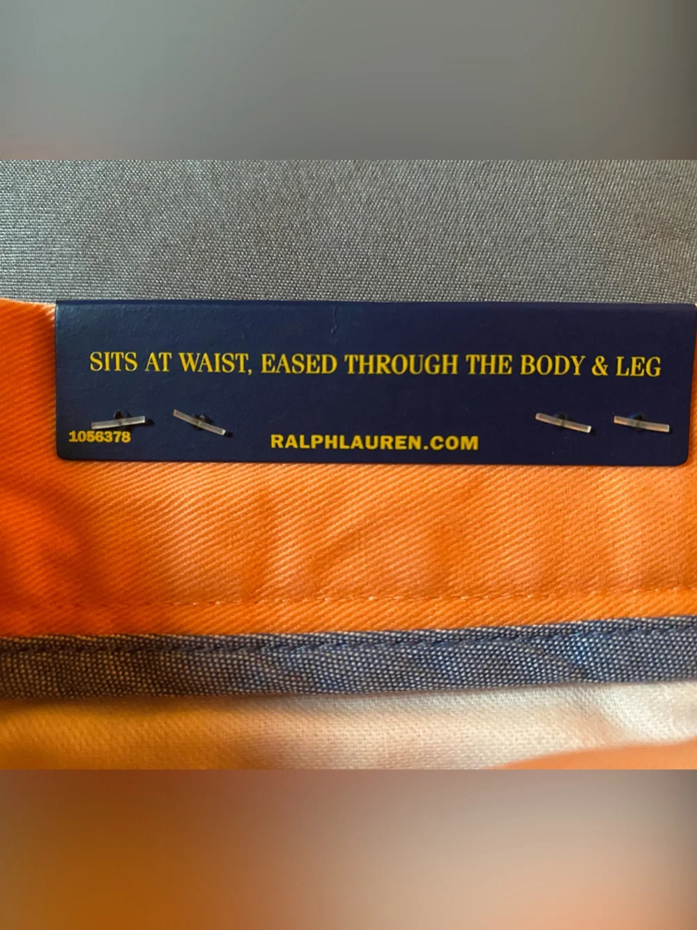 Polo by Ralph Lauren Orange Flat-Front Men’s Shorts